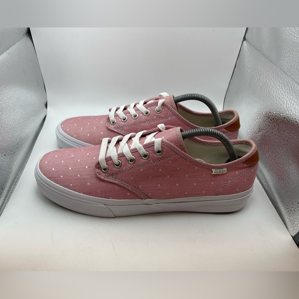 Vans OTW red white stripe low sneakers size 11 women